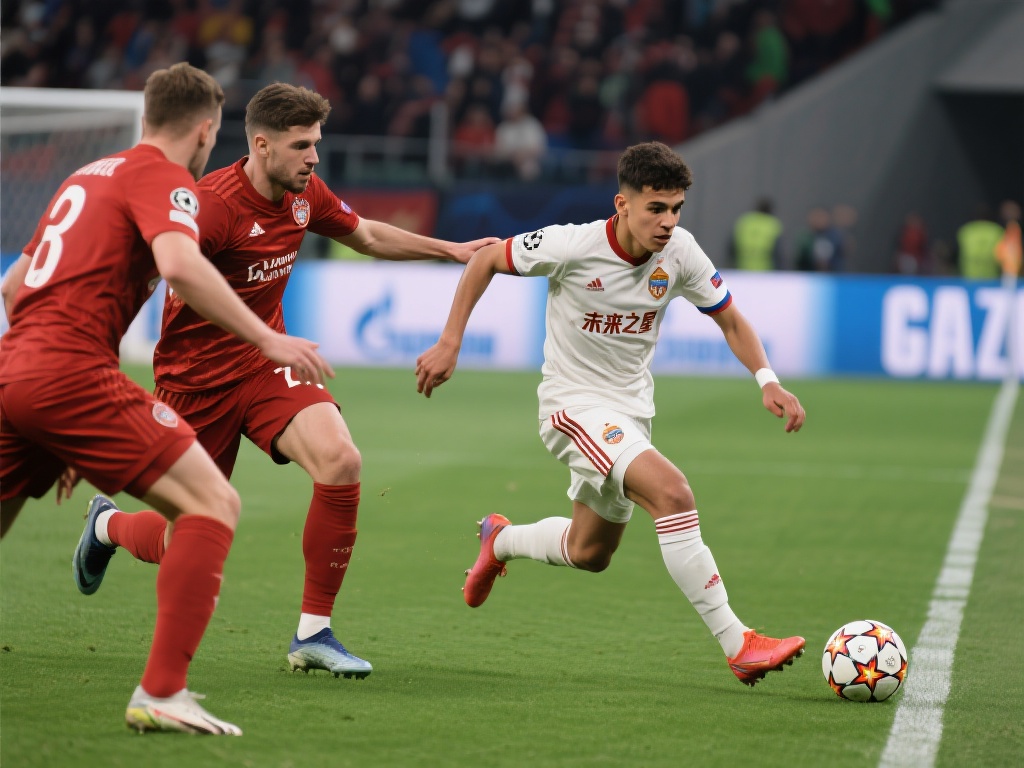 以本场比赛为例，在一次关键的边路突破中，