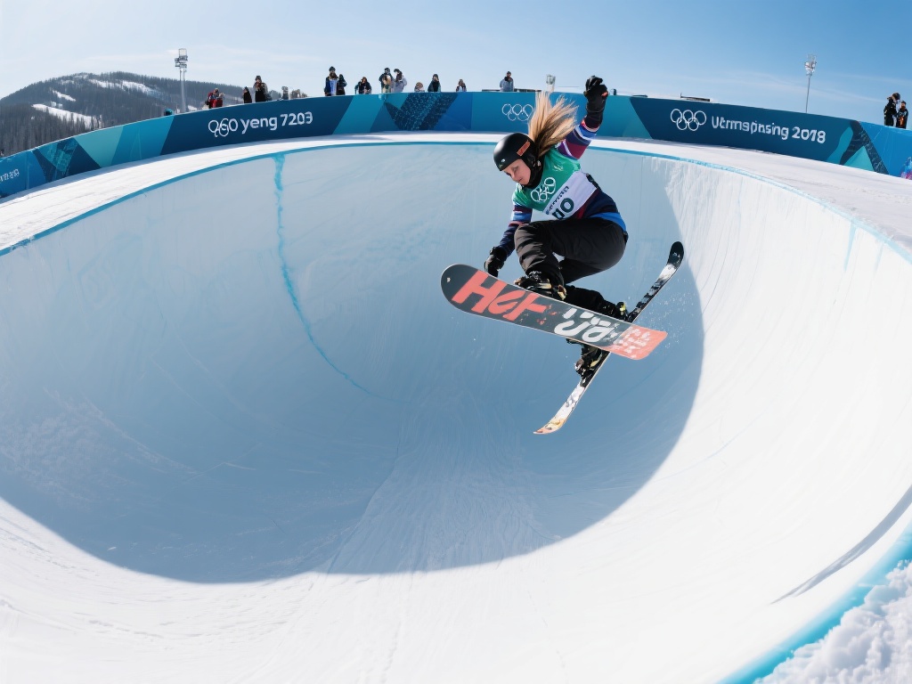 世界自由式滑雪U型场地女子巅峰对决 The U-type venue, of