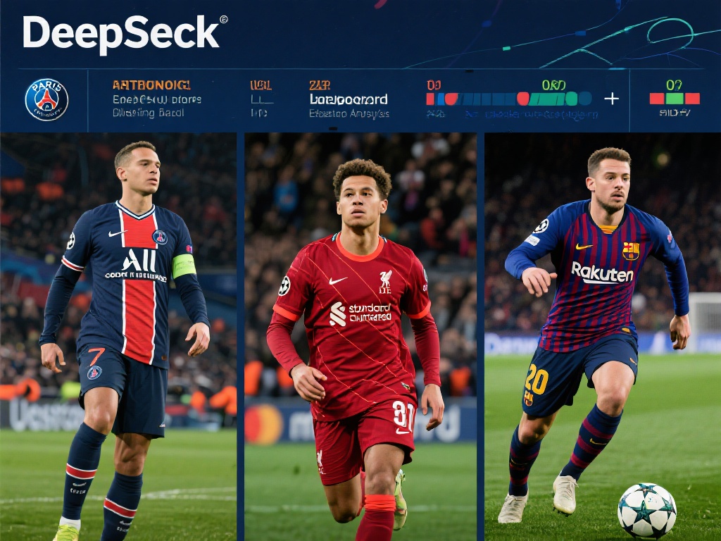 DeepSeek预测欧冠战局:巴黎红军平分秋色 在全球足球迷的密切关注下,欧冠赛场即将上