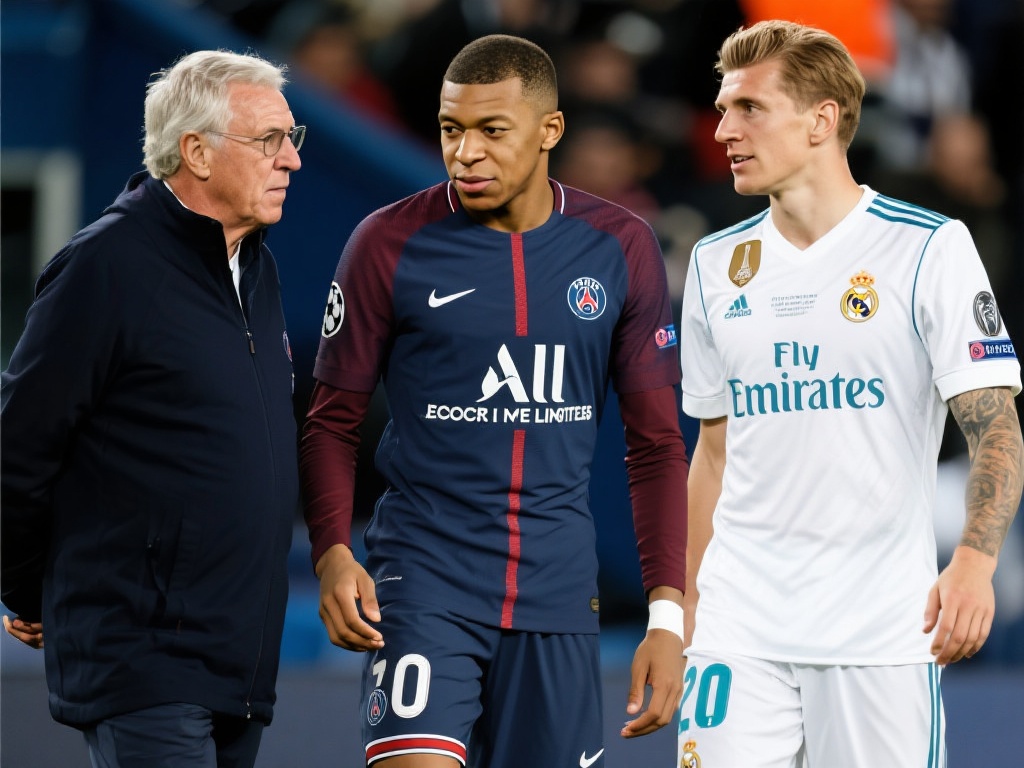 海因克斯提到的两位球员，姆巴佩和克罗斯，