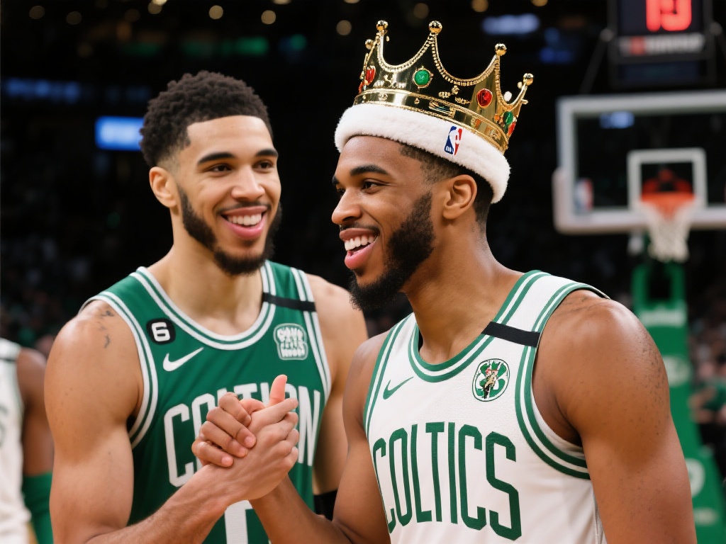 塔图姆对队友的认可
作为球队的核心之一