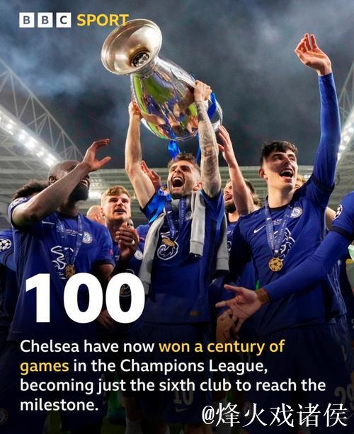 切尔西即将迎来欧冠百场客场里程碑，前百场胜率如何？